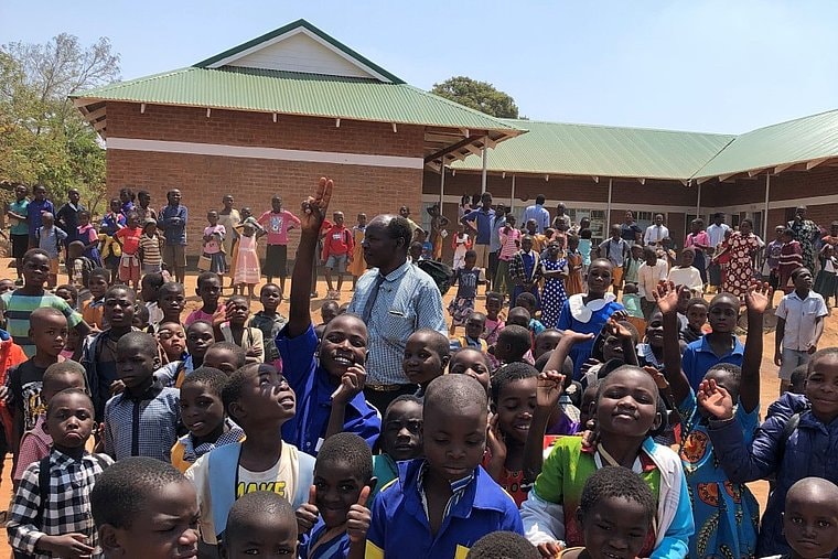 Kinder bei der ABC Bietmann School in Malawi